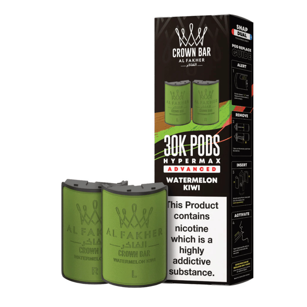 Al Fakher 30k Hypermax Prefilled Pods Watermelon Kiwi - EUK