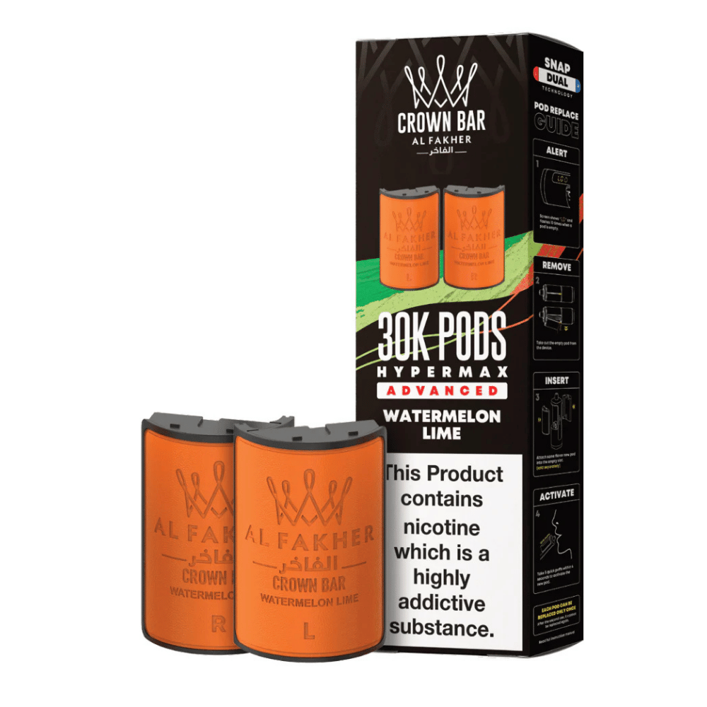 Al Fakher 30k Hypermax Prefilled Pods Watermelon Lime - EUK