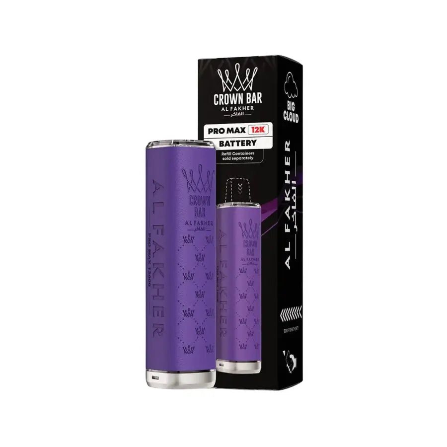 Al Fakher Crown Bar Pro Max 12K Prefilled Pod Kit Purple