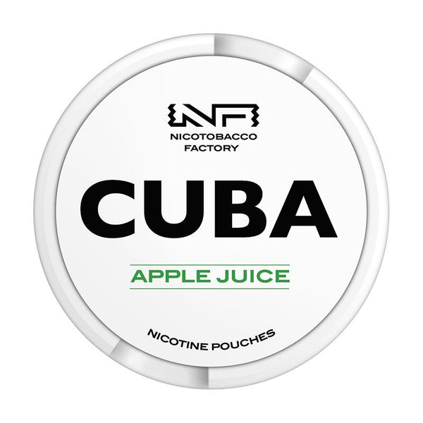 Apple Juice Nicotine Pouches by Cuba White 16mg