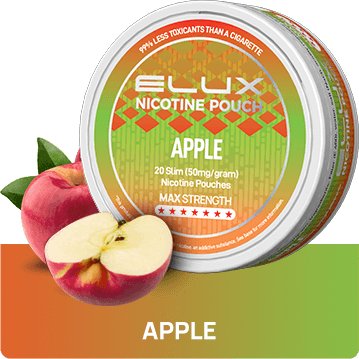 Apple Nicotine Pouches By Elux - EUK