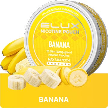 Banana Nicotine Pouches By Elux - EUK