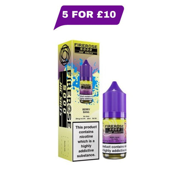 Berry Bang Nic Salt E-Liquid By Firerose
