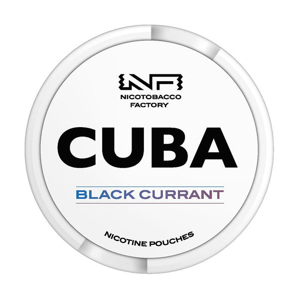 Black Currant Nicotine Pouches by Cuba White 16mg