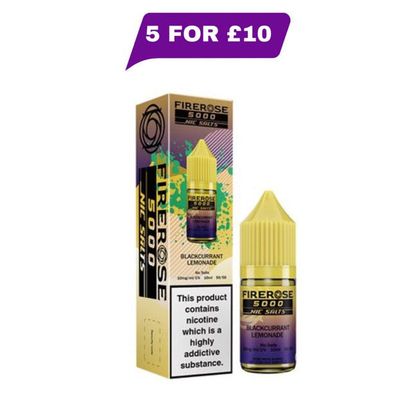 Blackcurrant Lemonade Nic Salt E-Liquid By Firerose