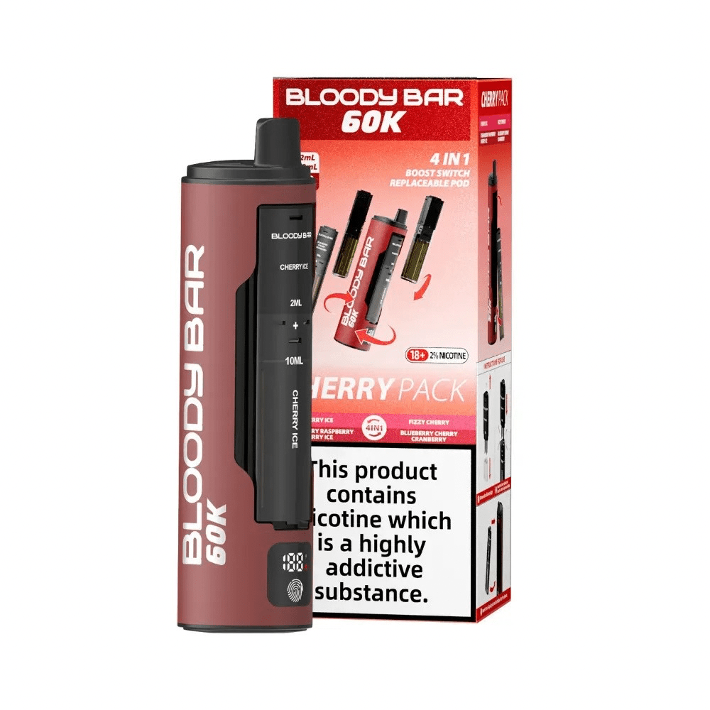 Bloody Bar 60K Prefilled Pod Kit Cherry Pack - EUK