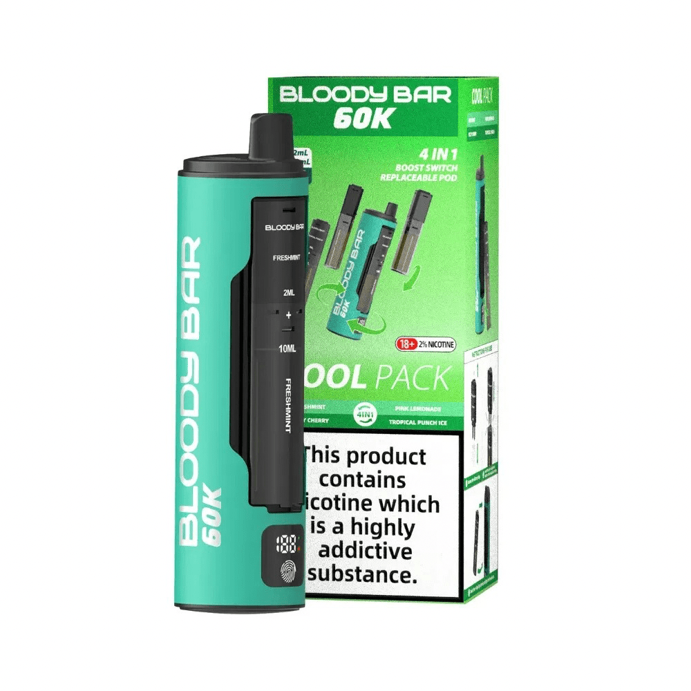 Bloody Bar 60K Prefilled Pod Kit Cool Pack - EUK
