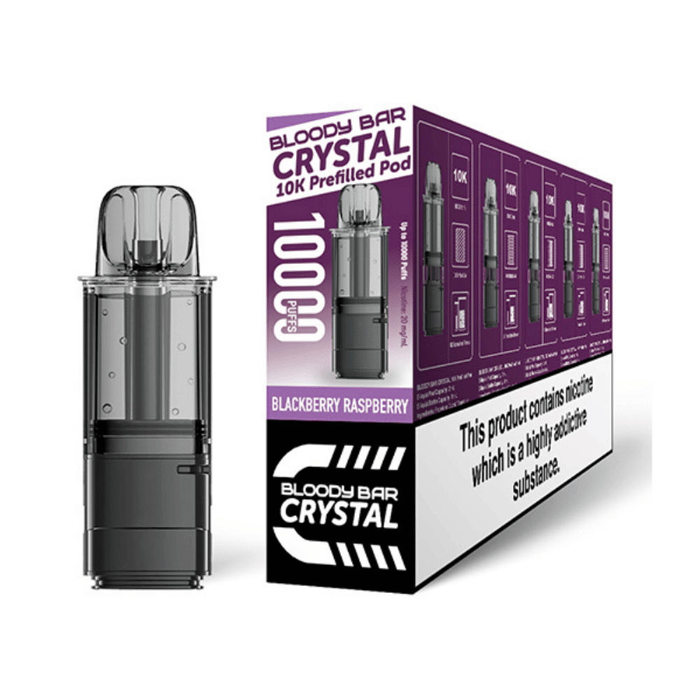 Bloody Bar Crystal 10K Blackberry Raspberry Prefilled Pod - EUK