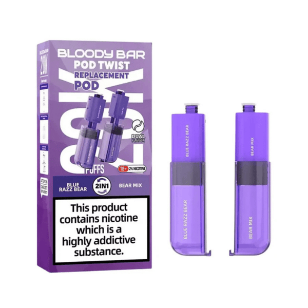 Bloody Bar Pod Twist 20K Prefilled Pod Blue Razz Bear / Bear Mix