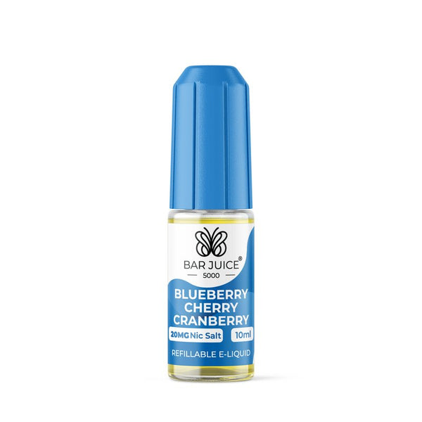 Blueberry Cherry Cranberry Nic Salt E-Liquid by Bar Juice 5000