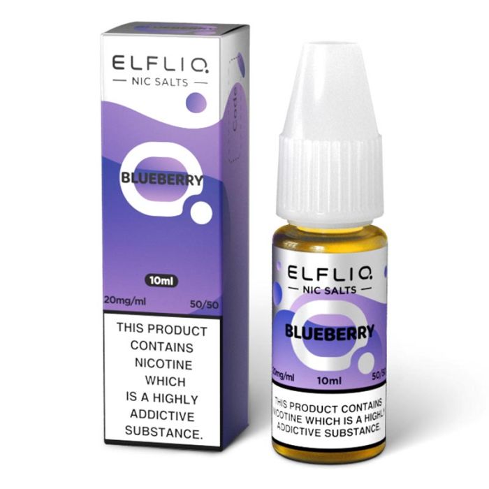 Blueberry Elf Bar Elfliq Nic Salt E-Liquid - EUK