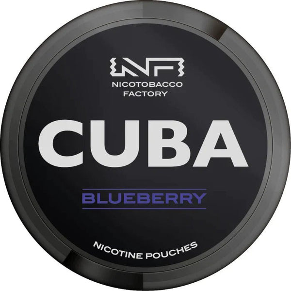 Blueberry Nicotine Pouches by Cuba Black