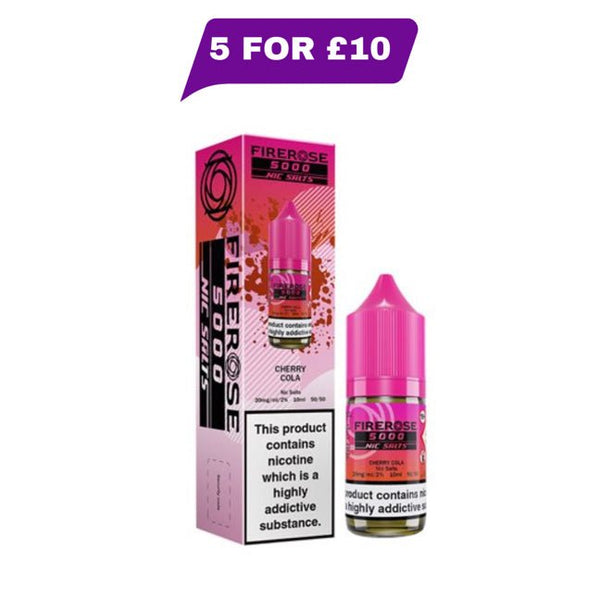 Cherry Cola Nic Salt E-Liquid By Firerose