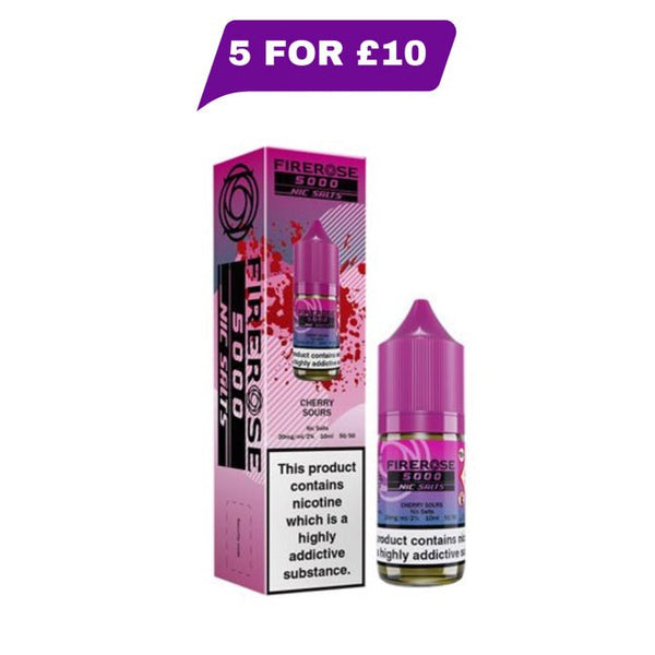 Cherry Sours Nic Salt E-Liquid By Firerose