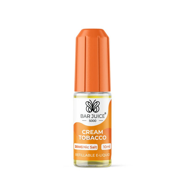 Cream Tobacco Nic Salt E-Liquid by Bar Juice 5000