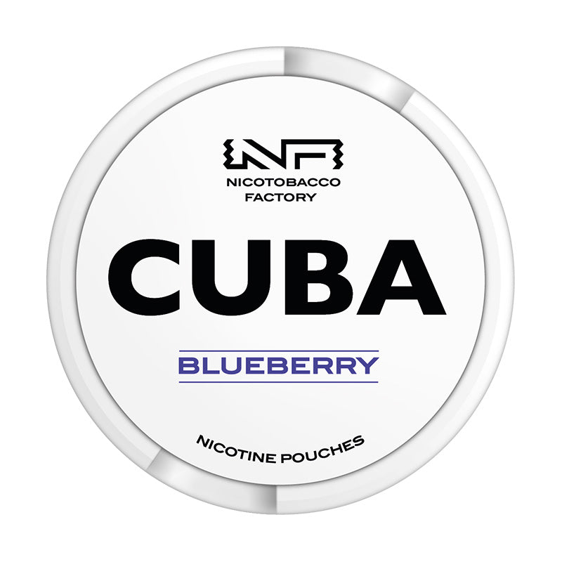 Blueberry Nicotine Pouches by Cuba White 16mg