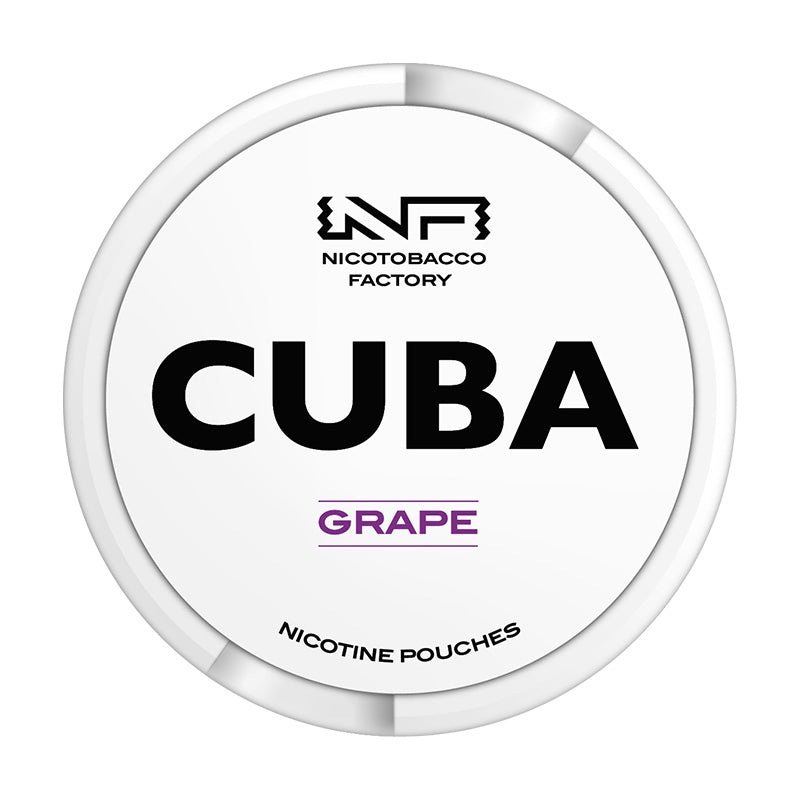 Grape Nicotine Pouches by Cuba White 16mg