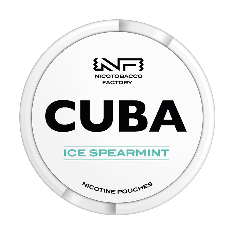 Ice Spearmint Nicotine Pouches by Cuba White 16mg