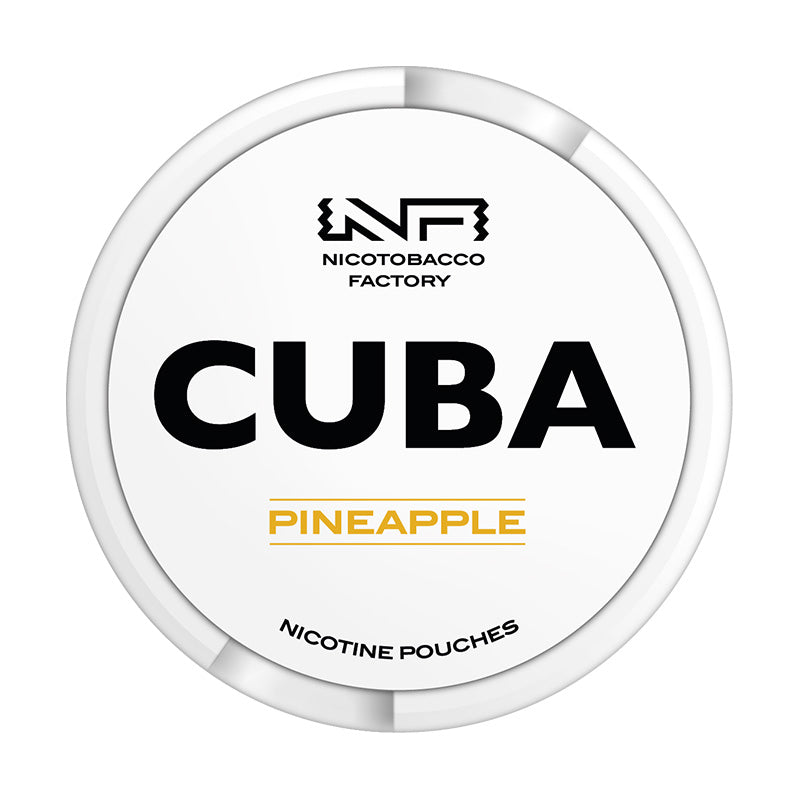 Pineapple Nicotine Pouches by Cuba White 16mg