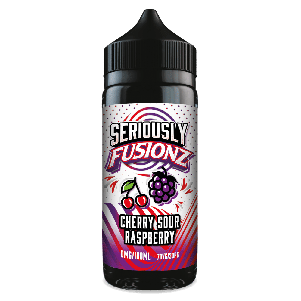 Doozy Seriously Fusionz 100ml E - Liquid Shortfill Cherry Sour Raspberry - EUK
