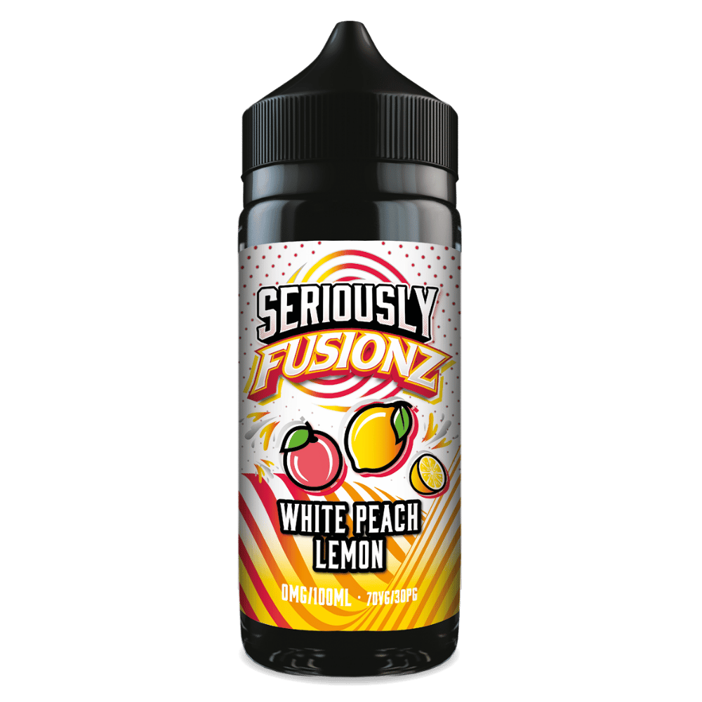 Doozy Seriously Fusionz 100ml E - Liquid Shortfill White Peach Lemon - EUK