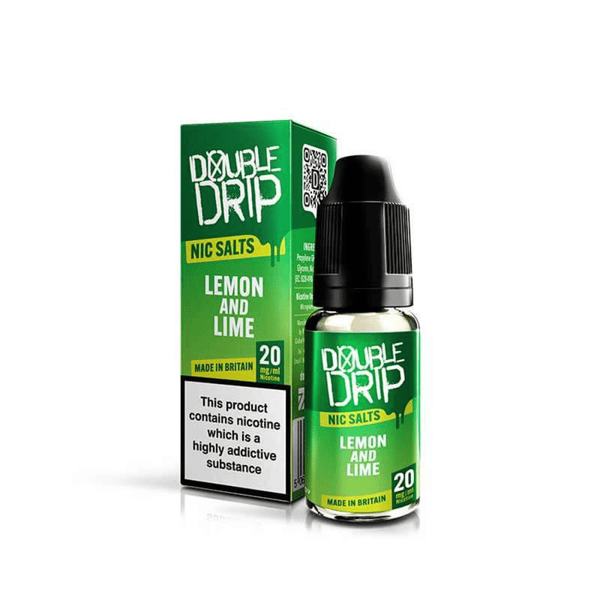 Double Drip Nic Salt E-Liquid Lemon and Lime