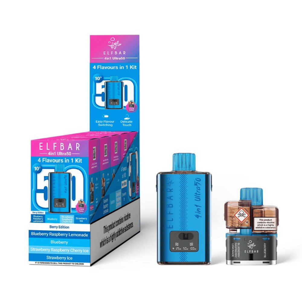 Elf Bar 4in1 Ultra 50 Prefilled Pod Kit Berry Edition - EUK