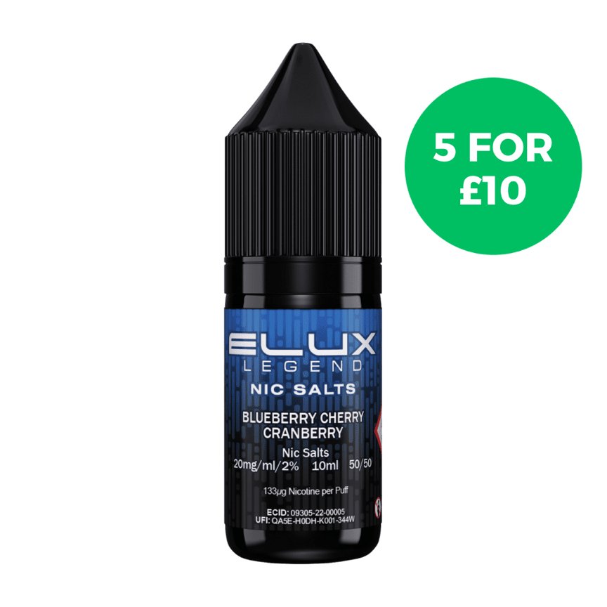 ELUX Legend Nic Salt Blueberry Cherry Cranberry - EUK