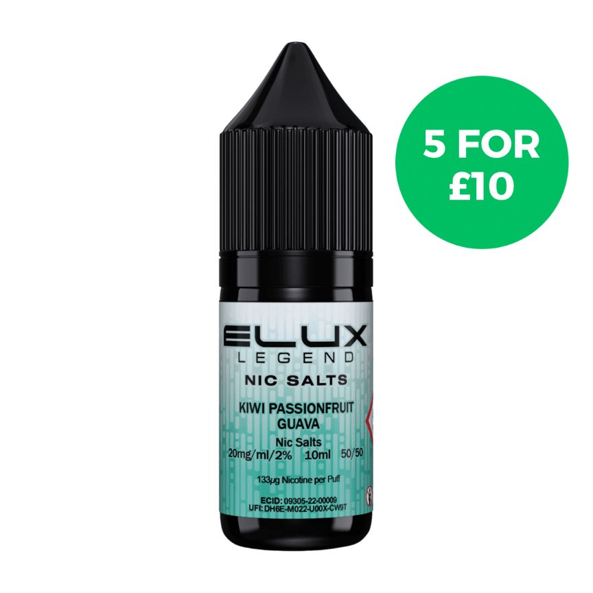 ELUX Legend Nic Salt Kiwi Passionfruit Guava - EUK