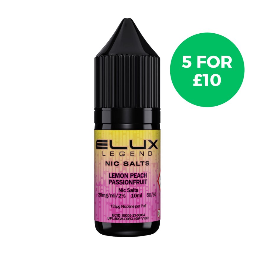 ELUX Legend Nic Salt Lemon Peach Passionfruit - EUK