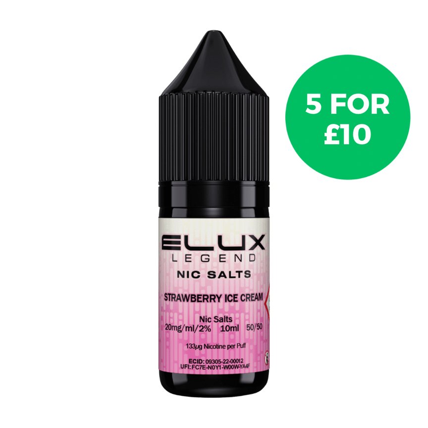 ELUX Legend Nic Salt Strawberry Ice Cream - EUK