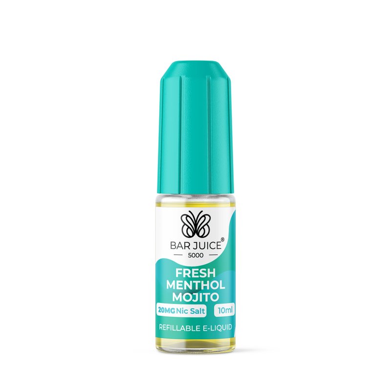 Fresh Menthol Mojito Nic Salt E-Liquid by Bar Juice 5000 - EUK