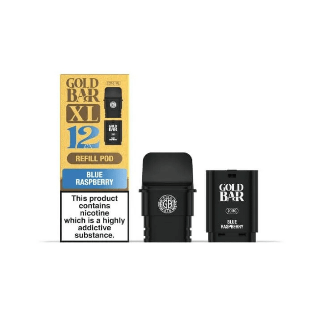 Gold Bar XL Prefilled Replacement Pod Blue Raspberry - EUK