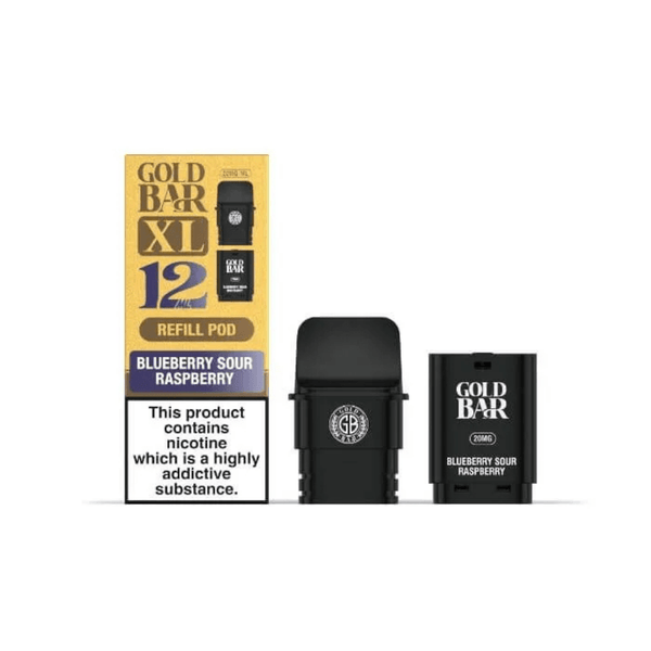 Gold Bar XL Prefilled Replacement Pod Blueberry Sour Raspberry