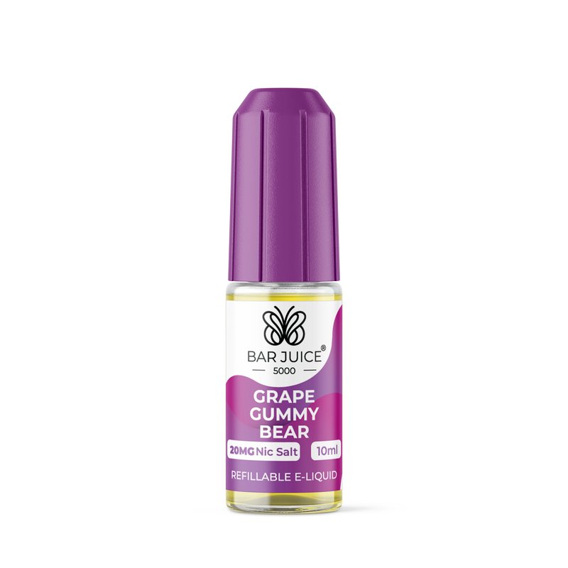 Grape Gummy Bear Nic Salt E-Liquid by Bar Juice 5000 - EUK