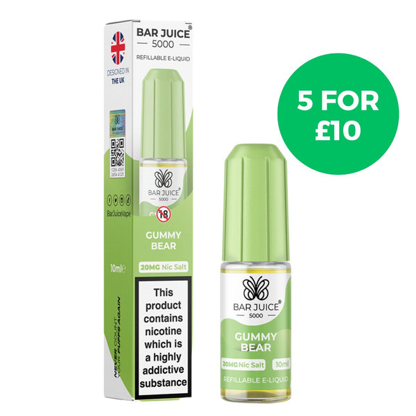 Gummy Bear Nic Salt E-Liquid by Bar Juice 5000