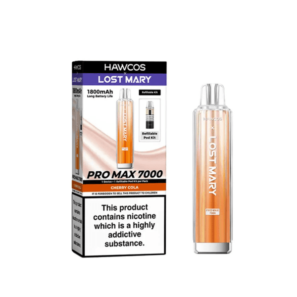 Hawcos x Lost Mary Pro Max 7000 Prefilled Pod Kit Cherry Cola