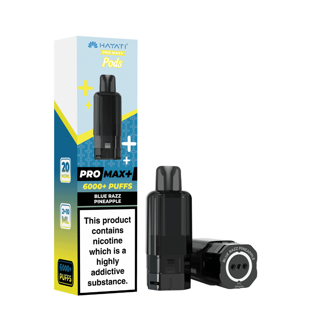 Hayati Pro Max Plus 6000 Prefilled Pod Blue Razz Pineapple - EUK