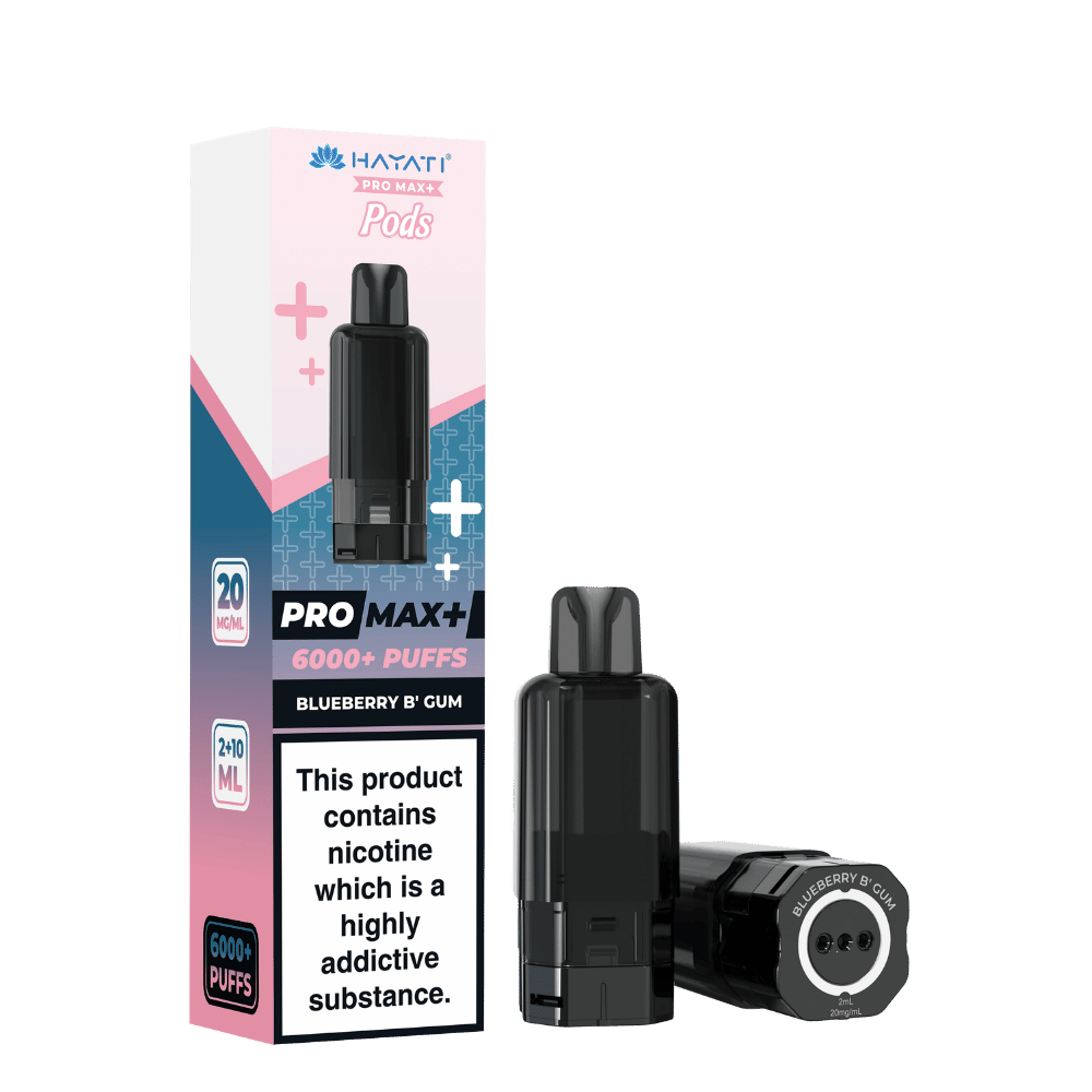 Hayati Pro Max Plus 6000 Prefilled Pod Blueberry B'Gum - EUK