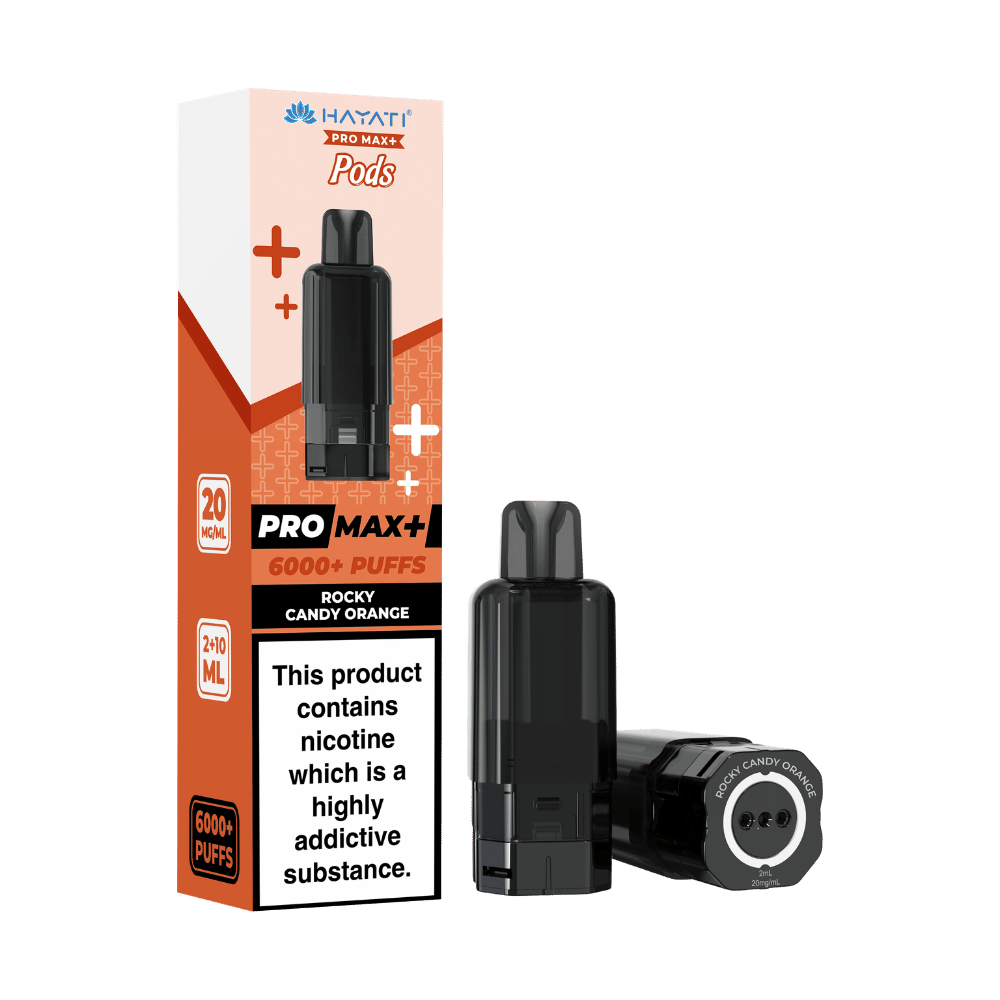 Hayati Pro Max Plus 6000 Prefilled Pod Rocky Candy Orange - EUK