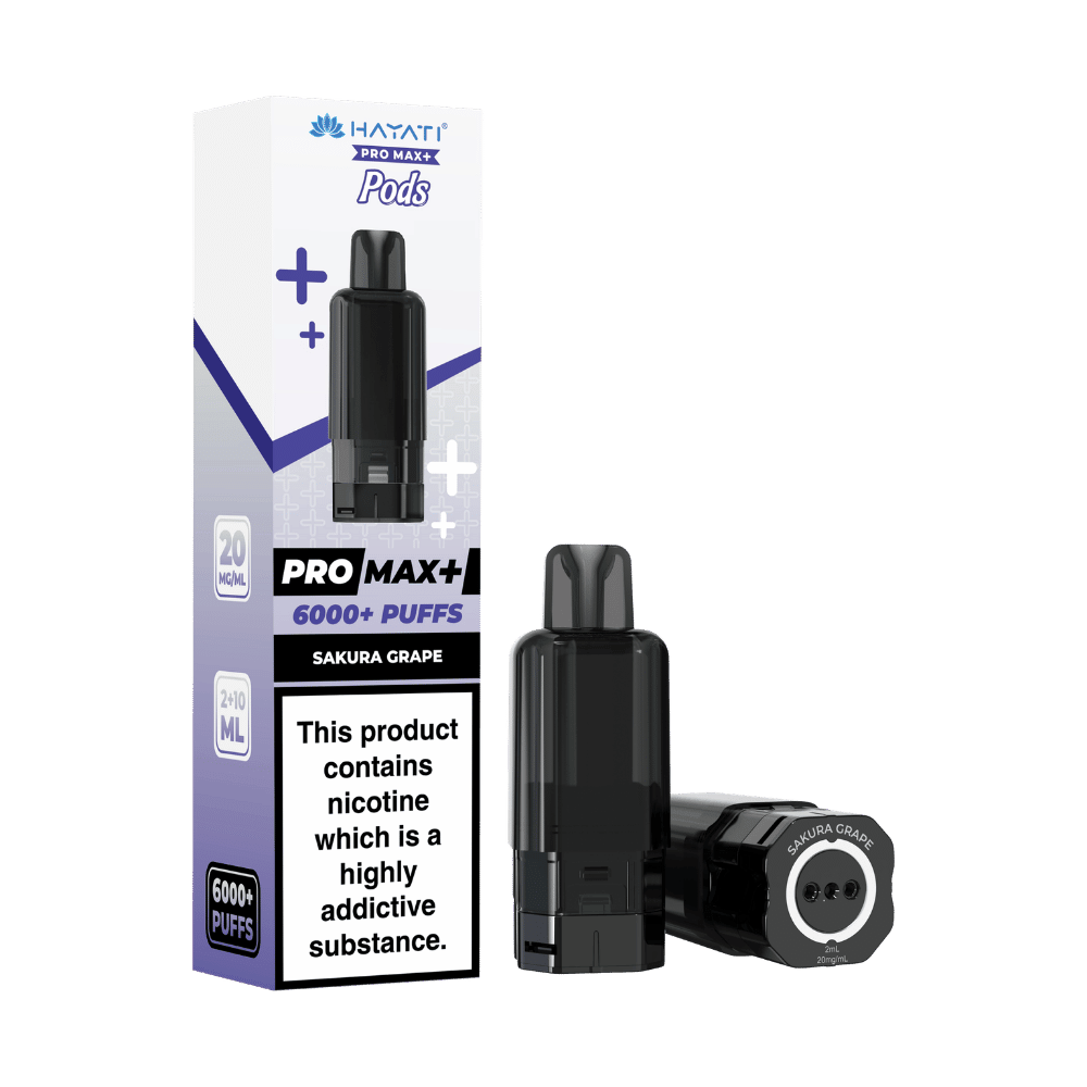 Hayati Pro Max Plus 6000 Prefilled Pod Sakura Grape - EUK