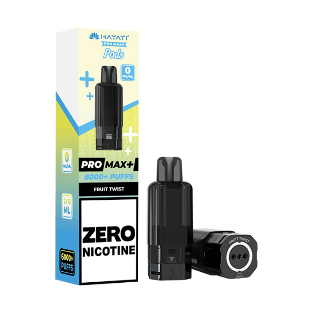 Hayati Pro Max Plus 6000 Prefilled Pod Zero Nicotine Fruit Twist - EUK