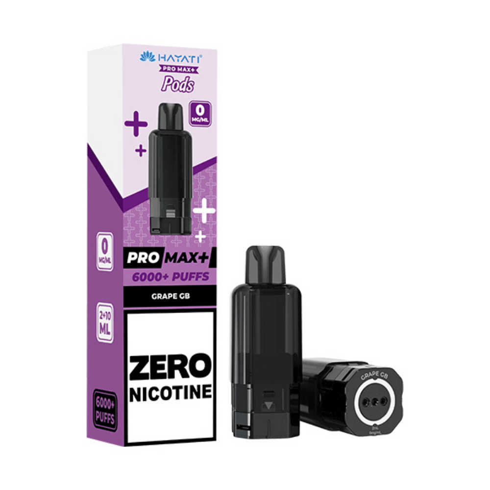 Hayati Pro Max Plus 6000 Prefilled Pod Zero Nicotine Grape GB - EUK