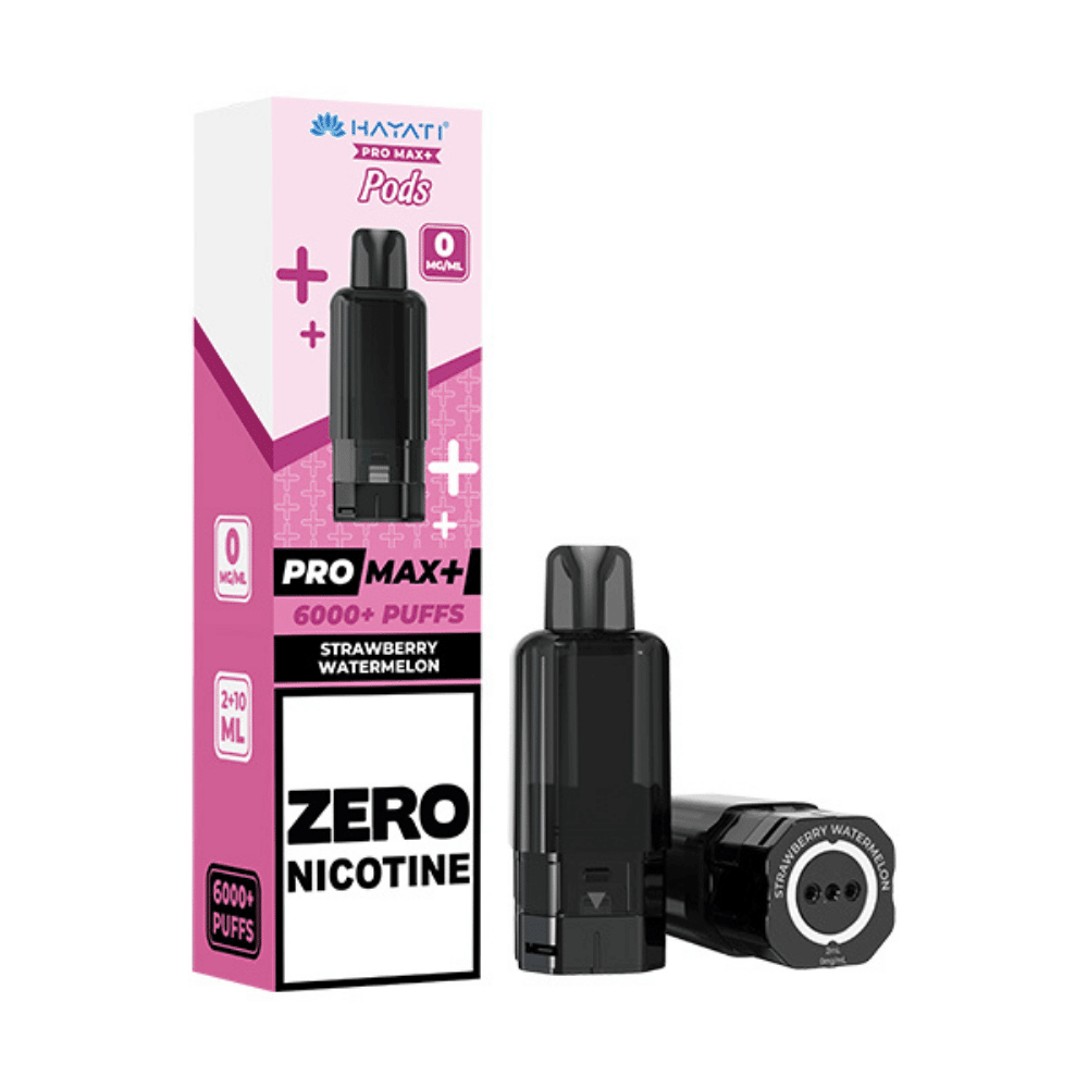 Hayati Pro Max Plus 6000 Prefilled Pod Zero Nicotine Strawberry Watermelon - EUK