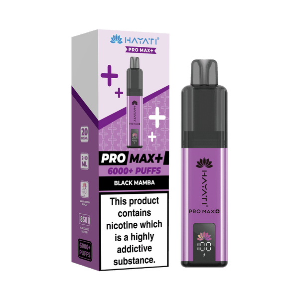 Hayati Pro Max Plus 6000 Puffs Black Mamba