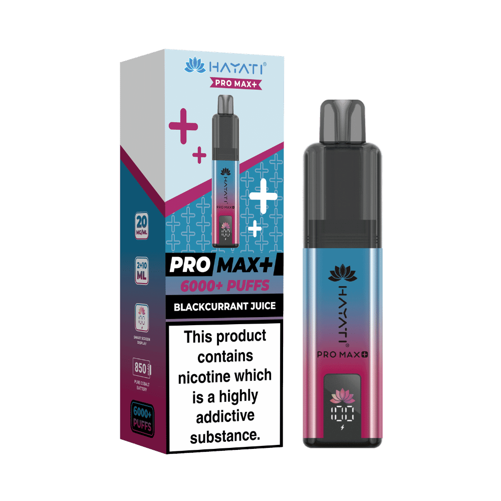 Hayati Pro Max Plus 6000 Puffs Blackcurrant Juice - EUK