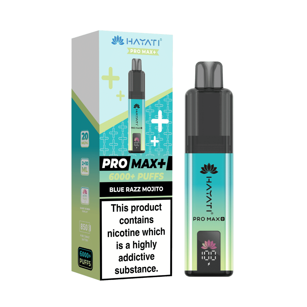 Hayati Pro Max Plus 6000 Puffs Blue Razz Mojito - EUK