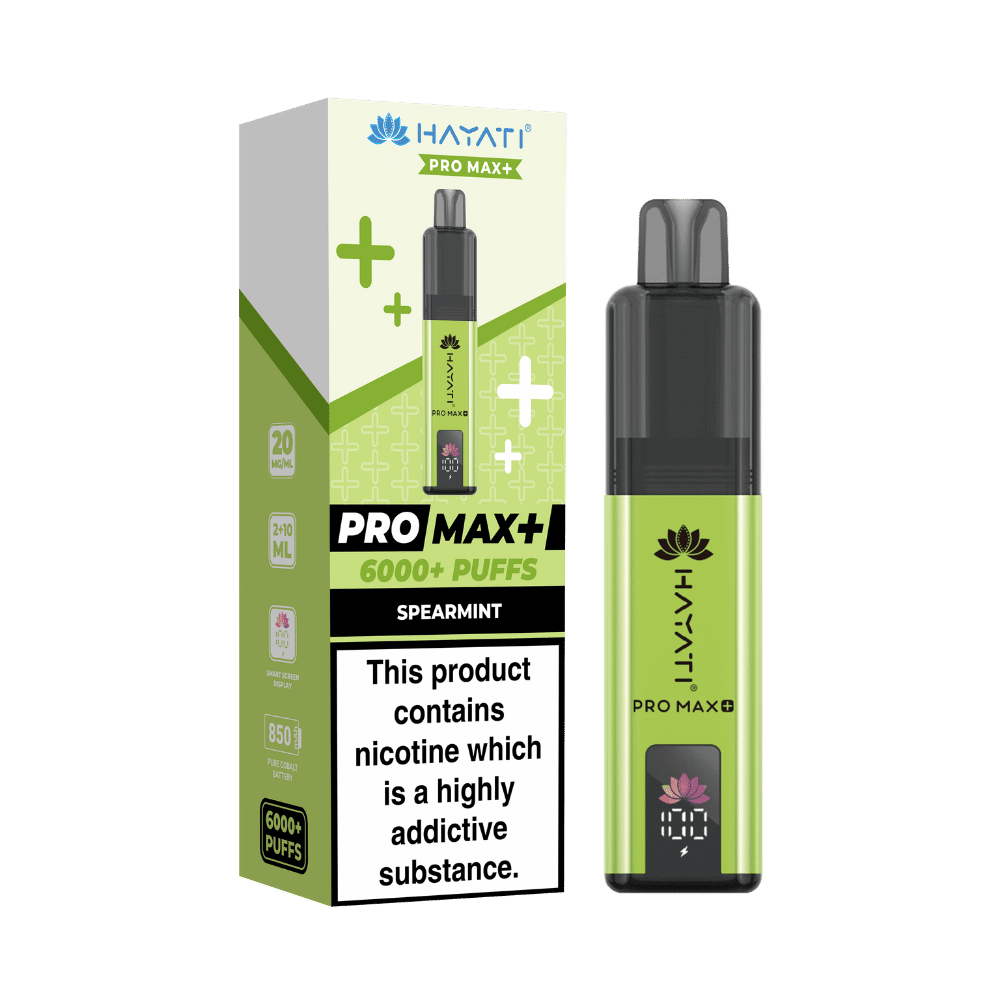 Hayati Pro Max Plus 6000 Puffs Spearmint - EUK