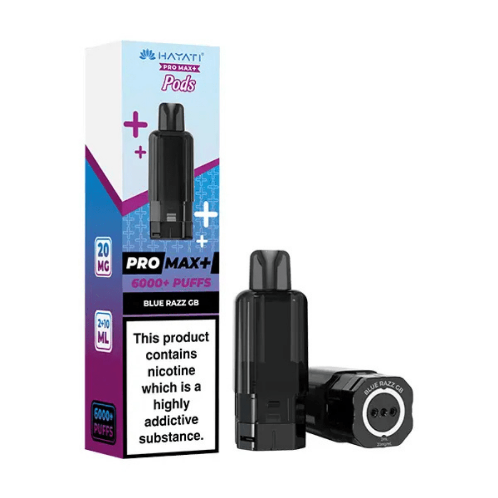 Hayati Pro Max plus Prefilled Pod Blue Razz GB - EUK