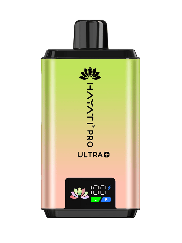 Hayati Pro Ultra Plus 25k Puffs Vape Kit Kiwi Banana and Straw Banana